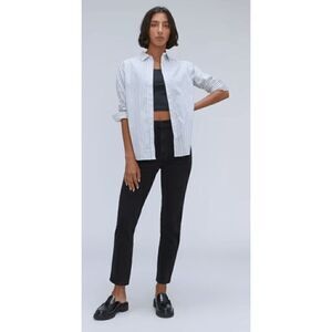 NWT Everlane Coal Cropped High Rise The Original Cheeky Jean Womens Size 33